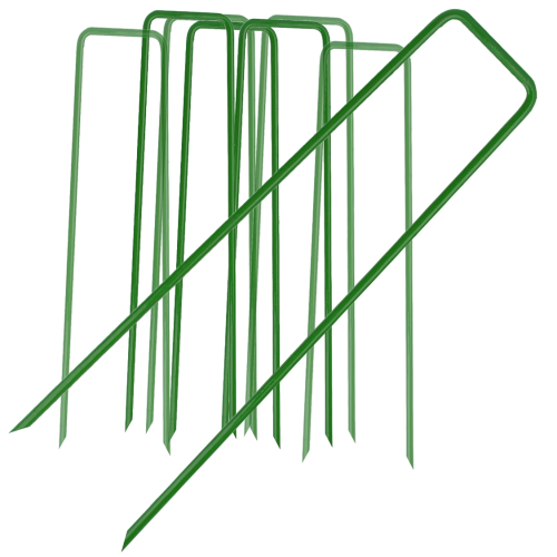 Zöld fém rögzítőtüske 16cm | 20db