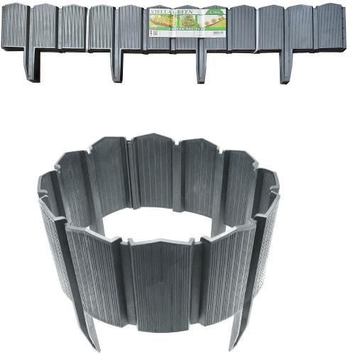 Ágyásszegély | Szürke | 3.14m×105mm