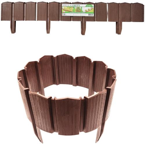 Ágyásszegély | Barna | 3.14m×105mm