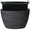 Kaspó virágtartó | Antracit | 85L