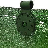 Hálórögzítő csipesz | Zöld | 20db