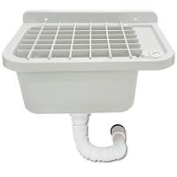 Fehér műanyag falikút | 50cm