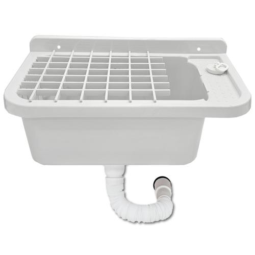 Fehér műanyag falikút | 60cm