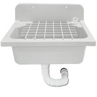 Fehér műanyag falikút | 55cm