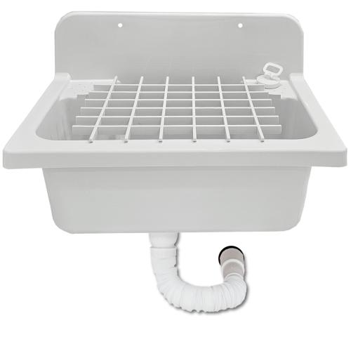 Fehér műanyag falikút | 55cm