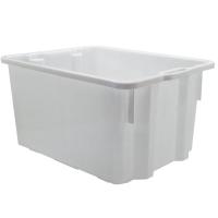 Fehér műanyag húsosláda | 50L