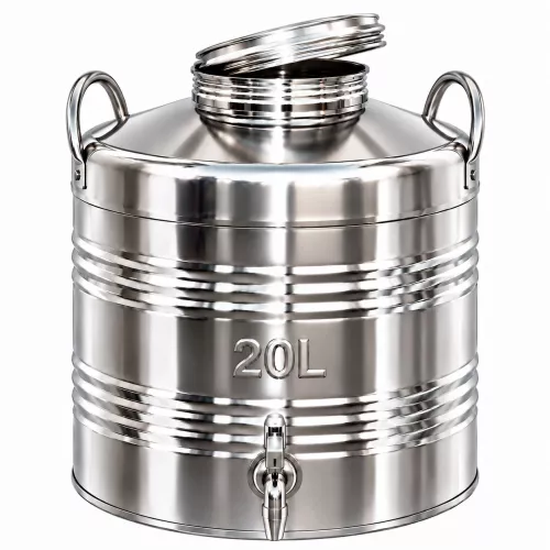 Kanna hordó csappal | Inox | 20L