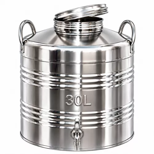 Kanna hordó csappal | Inox | 30L 