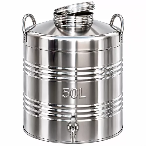 Kanna hordó csappal | Inox | 50L