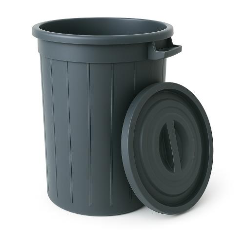 Kerti szemeteskosár | Fekete | 100L