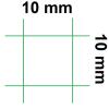 Műanyag kerítésháló | #10mm | 1.2×10m