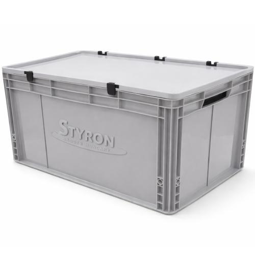 Műanyag láda tetővel | 60×40×42cm