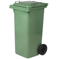 Szemeteskuka | Zöld | PP | 120L