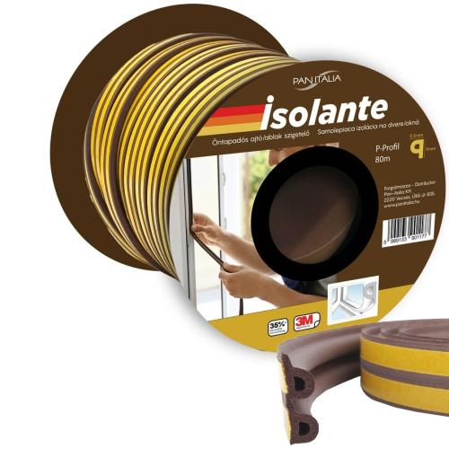 Szigetelés | P-profil | Barna | 80m
