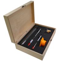 Fadobozos pálinkás készlet