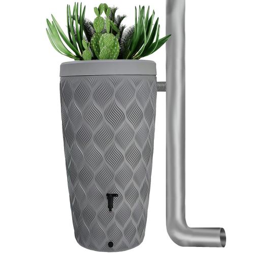 Esővízgyűjtő kaspó | Szürke | 240L