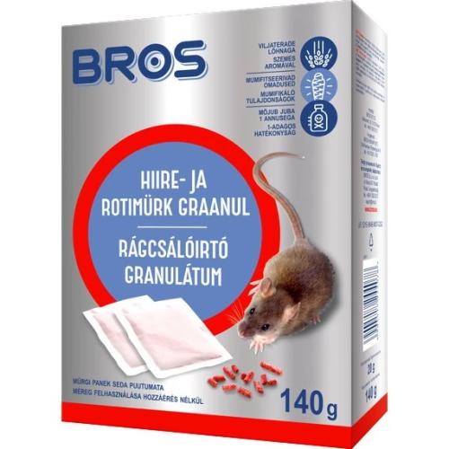 Rágcsálóirtó méreg | Bros | 140g