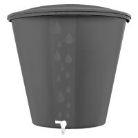 Esővízgyűjtő hordó | Szürke | 210L