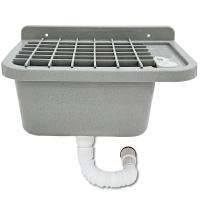 Szürke műanyag falikút | 50cm