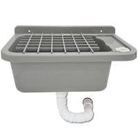 Szürke műanyag falikút | 60cm