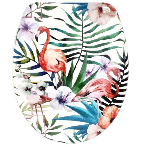 WC tető flamingó mintás | P-O