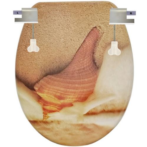 WC tető kagylós mintás | P-L 