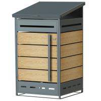 Kukatároló | Zárható | Acél | 1 kukához